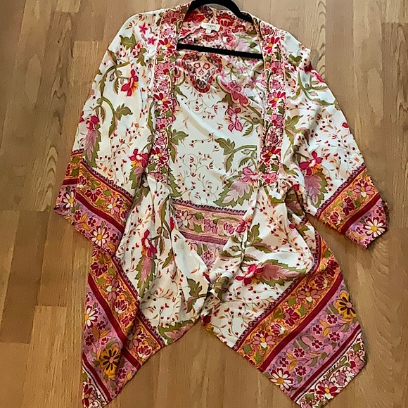 UMGEE USA Floral Kimono size S/M - Picture 10 of 11